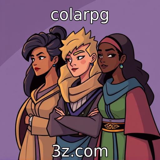 colarpg | Diversidade e inclusão no design de personagens de jogos