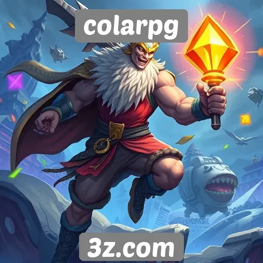 Exploração das categorias de jogos disponíveis no colarpg