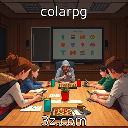 colarpg - Conexão entre jogos e aprendizado no ambiente educacional